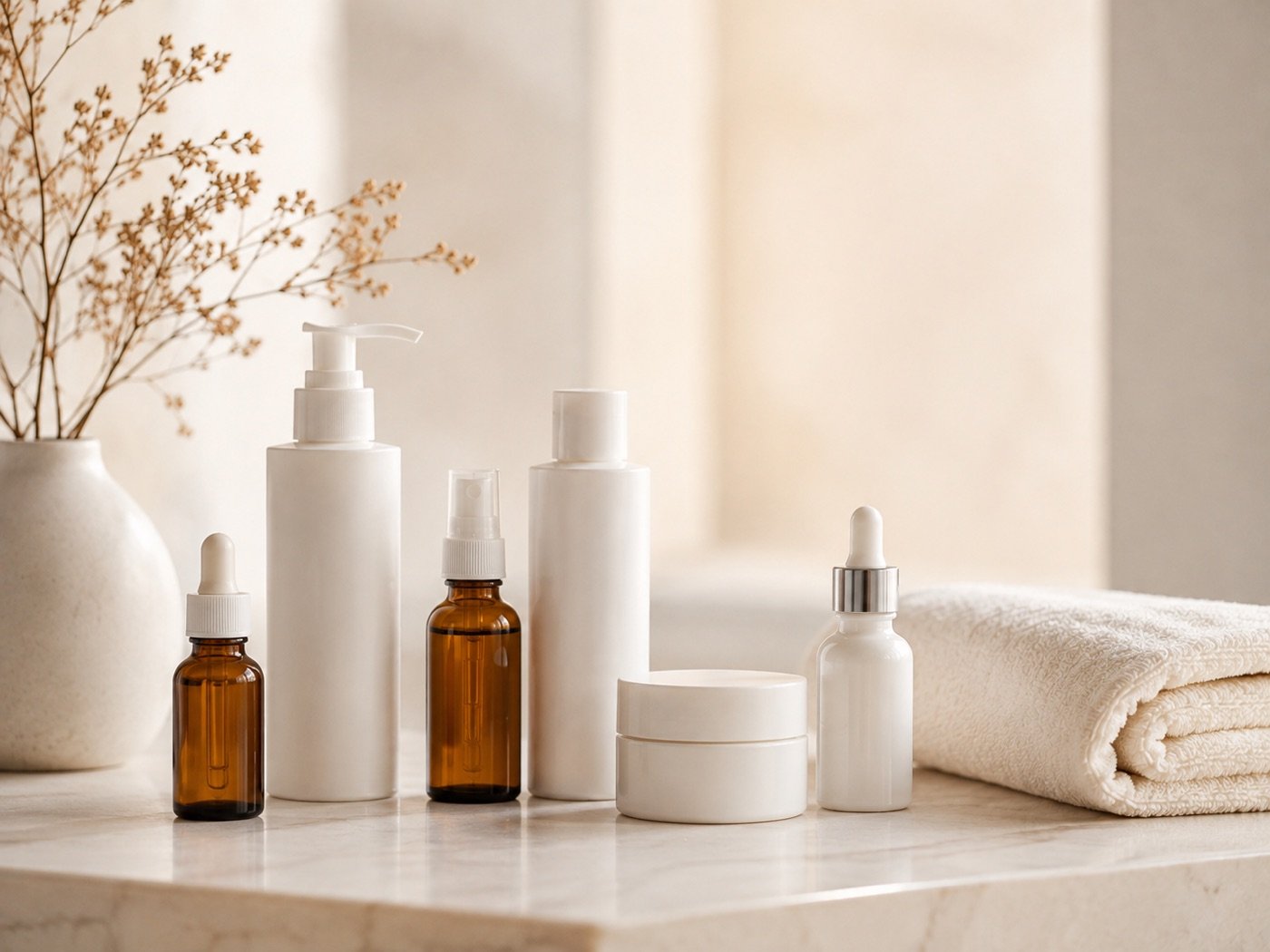 Reviderm Pflegeprodukte im Studio von Body Couture