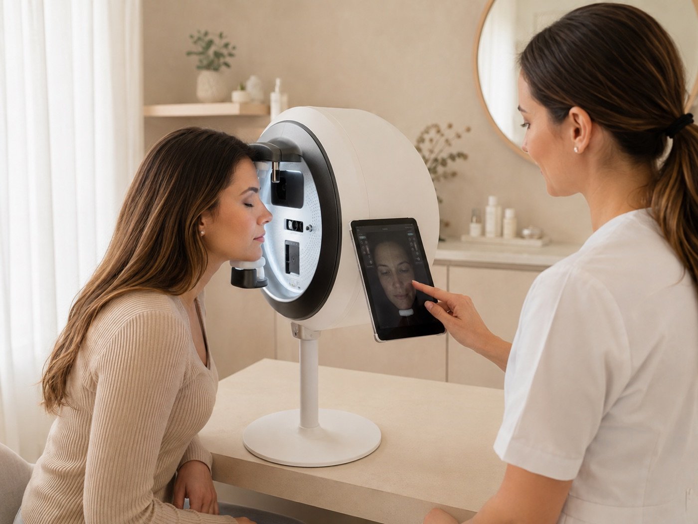 Hautanalyse mit dem Observ vor dem Microneedling